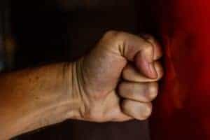 Photo of a clenched fist to illustrate frustration with insomnia. Insomnia treatment available in Houston, Texas 77006