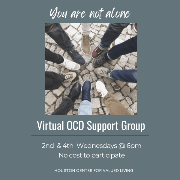 Virtual OCD Support group Houston, Texas