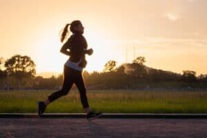 woman running