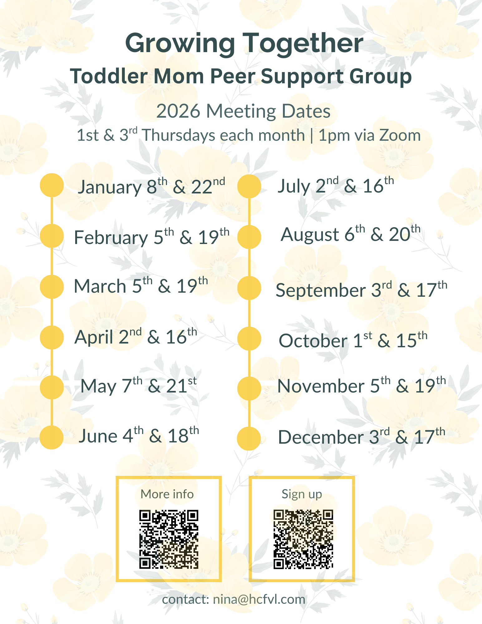 Toddler Mom Support Group