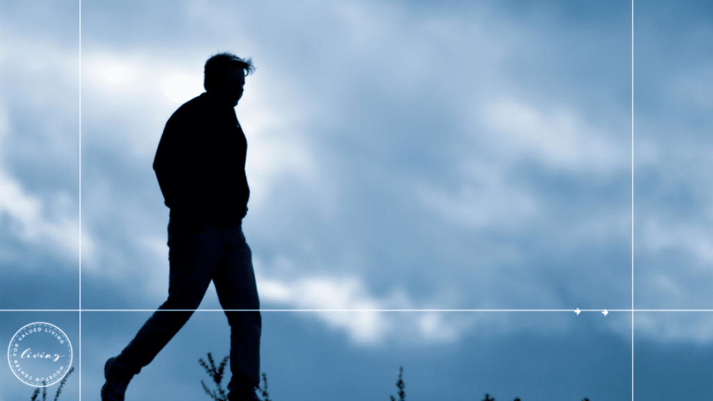 Image of man walking to illustrate grief in fathers and pregnancy loss